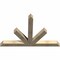 Ekena Millwork Saratoga Rough Sawn Timber Gable Bracket, Douglas Fir, 84"W x 56"H x 6"D x 6"F, 16/12 Pitch GBW084X56X0606SAR00RDF - alternate 4
